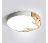 XJBTBA Ceiling lamp chandelier Chandelier, Antler Led Ceiling Light Individual Creative Ceiling Lighting Energy Saving Household round Flat Light Flush Mount Flat Light Adjustable Tri-Color