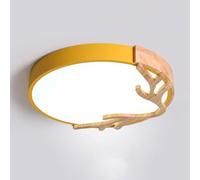 XJBTBA Ceiling lamp chandelier Chandelier, Antler Led Ceiling Light Individual Creative Ceiling Lighting Energy Saving Household round Flat Light Flush Mount Flat Light Adjustable Tri-Color