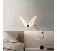 XJBTBA Ceiling lamp chandelier Chandelier, Ceiling Light LED Hanging Lamp Butterfly Pendant Lamp Acrylic Ceilling Pendant Light Butterfly Chandelier LED Lighting, Vintage Chandeliers(Gold 2