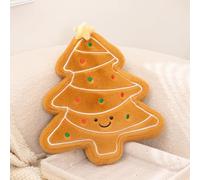 XJBTBA Christmas Cushions Plush - Gingerbread Bell, House, Tree Shaped, Throw Pillow Decorative for Sofa, Bed, Xmas Decor, Xmas Decorations, Christmas Pillows, Decorative Pillows, Sofa Cushions Gift