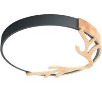 XJBTBA Christmas lamp chandelier Chandelier, Antler Led Ceiling Light Individual Creative Ceiling Lighting Energy Saving Household round Flat Light Flush Mount Flat Light Adjustable Tri-Color