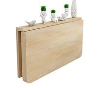 XJBTBA Compact Wall Mounted Folding Table for Kitchen & Home Office Space Saving Drop Leaf Desk 70x50 cm Floating Dining & Work shallow Perfect for Small Spaces