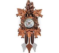 XJBTBA COO COO - COO - COO - Decorative Wall Clock with Pendulum and Mixing Function - Perfect Wall Clocks for Living Room Decoration in the Home