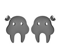 XJBTBA Cut-out Tiny Walrus Earring Stainless Steel Minimalist Walrus Head Stud Earrings for Women Men Cute Animal Jewelry Gift