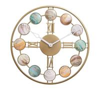 XJBTBA Deep sea Shell Wall Scandinavian Creative Living Room Clock Personality Fashion Art Mute Trend Household