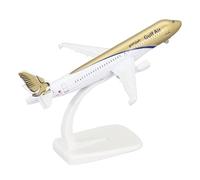 XJBTBA Die-cast Metal Aircraft 1:300 Alloy Airplane For A320 Bahrain Gulf Air Passenger Aircraft Model Desktop Decoration Collection For Collection And Display