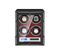 XJBTBA Display Box Automatic Watch Winder for 4 with LCD Touch Screen Illumination TPD Rotation Mode Setting Quiet Japanese Motor Fit Lady and Man Watches