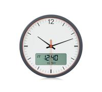 XJBTBA Easy to Hang Battery Operated Digital and Analog Wall Prayer Clock, Features All Prayers Suitable for Kitchen, Living Room or Office()