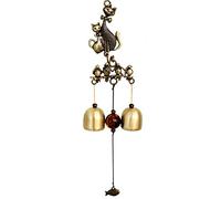 XJBTBA Feng Shui Chimes Indoor,Bird/Cat Statue Wind Bell Hanging Outdoor Garden Indoor Room Decoration,Creative Ornaments for Good Luck,A(B)