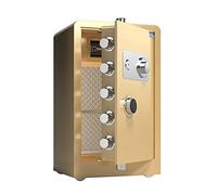 XJBTBA Fireproof Waterproof Security Digital Cabinet Large 70cm Steel Fireproof Cabinets Mechanical Code Lock Key Double Protects The File