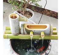 XJBTBA fountain, Zen Garden Water Fountain,Home Decor Ornaments,Garden Decorative Statue,Fish Tank Decoration,Indoor Outdoor Sculpture Craft A 45cm