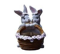 XJBTBA Gardening Statue Outdoor Animal Sculpture Flower Pot for Garden Balcony Courtyard Lawn Decoration Home Ornaments Flowerpots
