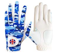 XJBTBA Golf Gloves Men Left Hand Right with Marker Pu Leather Weathersof Rain Grip Value Pack,Mens Golf Glove Fashion Pattern Wear Resistant Stable-Grip Flexible Comfortable