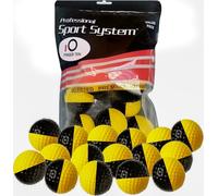 XJBTBA Golf Practice Balls Elastic Foam Soft Value 12 Pcs, Dimpled Exercise Balls for Golf Swing Training Aids Home Office Indoor Outdoor Backyard