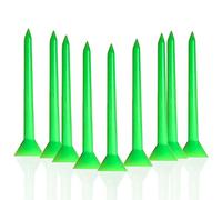 XJBTBA Golf Tees Plastic 70mm 83mm 2 3/4 3 1/4 Inch Unbreakable Value 50 Pcst, Golf Practice Tee Stable Pro Upgrade Step Up Long Color White Blue Orange Green Mixed for Men Women