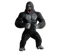 XJBTBA Gorilla Sculpture Kings of the Jungle Outdoor Garden Statue Home Decoration Animal Model Collection Ornaments Children's Toys Gifts 7 x 19CM