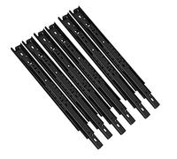 XJBTBA Heavy Duty Drawer Slides - Metal Drawer Runners,for Industrial Drawers, Vending Machines,Ball Bearing Runners,Load Bearing Capacity 50kg,Ball Bearing Slides 6 Pieces