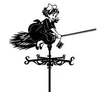 XJBTBA Hunter Stainless Steel Weather Vane, Vintage Weathervane Hollow Wind Direction Indicator for Outdoor Garden Roof Paddock Decoration Wind Vane
