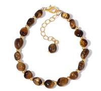 XJBTBA Irregular Lapis Lazuli Beads Bracelet Adjustable Natural Quartzs Stone Chain Bracelets For Women Men Handmade
