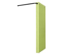 XJBTBA itting Room for Boutique, Portable Clothing Store Changing Room, Wall-Mounted Privacy Screen Dressing Room with Rod & Shading Curtain (Color : Green, Size : 90x90cm/35.4inx35.4in) beautiful