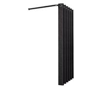 XJBTBA itting Room for Boutique, Portable Clothing Store Changing Room, Wall-Mounted Privacy Screen Dressing Room with Rod & Shading Curtain (Color : Black, Size : 120x120cm/47.2inx47.2in) beautiful