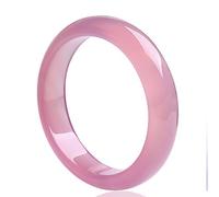 XJBTBA Jade for Women, Green Jade, Jade to Hibiscus Ice Natural Jade, 64mm
