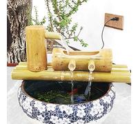 XJBTBA Japanese Decoration,Home Decor Ornaments,Garden Decorative Statue, Zen Garden Water Fountain,Indoor Outdoor Sculpture Craft,Fish Tank Decoratio50cm(B 45cm)