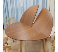 XJBTBA Large Yellowwood Foldable Round Tabletop Extender - 220cm Folding Table Top Replacement for Outdoor Use, Temporary Extender for Round Folding Tables