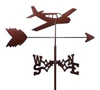 XJBTBA Metal Weathervane, owl Stainless Steel Weather Vane with Roof Mount, Wind Direction Indicators for Outdoor Garden Roof Paddock Decoration Wind Vane