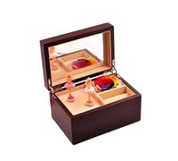 XJBTBA Musical Ballerina Jewelry With Eternal Flower Jewel Storage Case,Custom Music Box Gift For Valentine's Day Gifts (B+flower 16. 5x9.5x11cm),B+flower-16. 5x9.5x11cm