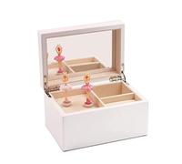 XJBTBA Musical Ballerina Jewelry With Eternal Flower Jewel Storage Case,Custom Music Box Gift For Valentine's Day Gifts (A 16. 5x9.5x11cm),A-16. 5x9.5x11cm