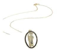 XJBTBA New 2025 Arrival Classic Mary Death Pendant Necklace Gold Plated 5 Colors High Choker Jewelry Party Gifts For Women With For You Accessories Trendy Creative Gift
