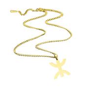 XJBTBA New 2025 Arrival Stainless Steel Africa Berbers Symbol Necklaces For Women African Kabyle Style Ethnic Berber Jewelry With For You Accessories Trendy Creative Gift