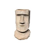 XJBTBA Ornament Sculptures Buddha Head Male People Portrait Ornaments Cement Flower Pot Statue Decoration Outdoor Courtyard Figurines Crafts Decor-Style1_As_Shown