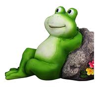XJBTBA Outdoor Frog Statues for Garden,Animal Sculptures And Figurines Decor,Toad Home Ornament Accent Garden Patio Accessory(A)