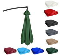 XJBTBA Outdoor Patio Sun Umbrella Canopy Replacement Cloth for 2/2.7/3 Meter Garden Parasol Sun Shade Cover for Outdoor Table Umbrella Cloth for 6/8 Arms Protect Your Skin from Harmful UV R