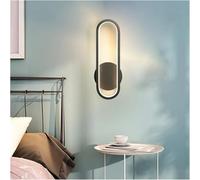 XJBTBA QTANZIQI White and Black Wall Lamp with 330 Degree Rotation Compatible with Bedside and Living Room Silicon Lampshade Fixtures Contemporary Chandelier