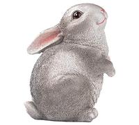 XJBTBA Rabbit Statues and Figurines for Home Decor,Creative Animal Sculpture Ornaments,Outdoor Courtyard Layout Lawn Ornaments Garden Decoration(A)