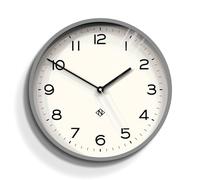 XJBTBA Round Wall Clock, Battery Powered Silent Quartz Movement, Decoration, 14.6" Suitable for Kitchen, Living Room or Office(Gray)