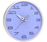 XJBTBA Round Wall Clock, Silent Non-Tick Battery Operated, Bathroom Decoration,12" Suitable for Kitchen, Living Room or Office(Blue)