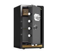 XJBTBA s Steel Fire-resistant,Household 60cm/70cm/80cm Anti-theft Mechanical Code Lock Cabinet(Black,60x39x32cm)