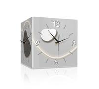XJBTBA Sensor Luminous Corner Wall Clock, New Double Sided Corner Wall Clock With Numeral Scale Acrylic Design For Bedroom And Living Room