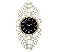 XJBTBA Silent Quartz Wall with Floating Effect - 3D Decorative Clock for Living Room, Bedroom, Kitchen, Office and Study