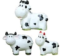 XJBTBA Simulation Animal Cow Statue, Creative Outdoor Courtyard Garden Landscape Sculpture Ornament