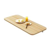 XJBTBA Space-Saving Wall-Mounted Fold Down Table - Floating Desk for Small Spaces, Perfect for Home Bar, Kitchen, Dining Room, Study, or Office (D 50x50cm)
