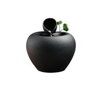 XJBTBA Tabletop Ceramic Running Ornaments Circulating Office Desktop Coffee Table Water Fountain Housewarming Opening Gift Indoor Waterfall