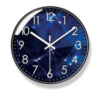 XJBTBA Time-Matching Wall Living Room Wall-Mounted Silent Clock for Wall(A)