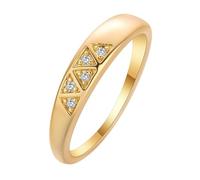 XJBTBA Tiny Band Womens Minimalist Pave Stackable Ring, Dainty Slim Ring Jewelry
