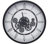 XJBTBA Very Large Wall Clocks, Industrial Wall Clock, Copper Clock - 60cm, Silent Wall Clock for Living Room, Handmade Clocks