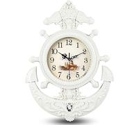 XJBTBA Wall Clock for Rowing in European Style, Luxury Light Decorative Wall Clock, Retro Wall Clock, Sweet Veil in Life and Affairs in Wealth Means l